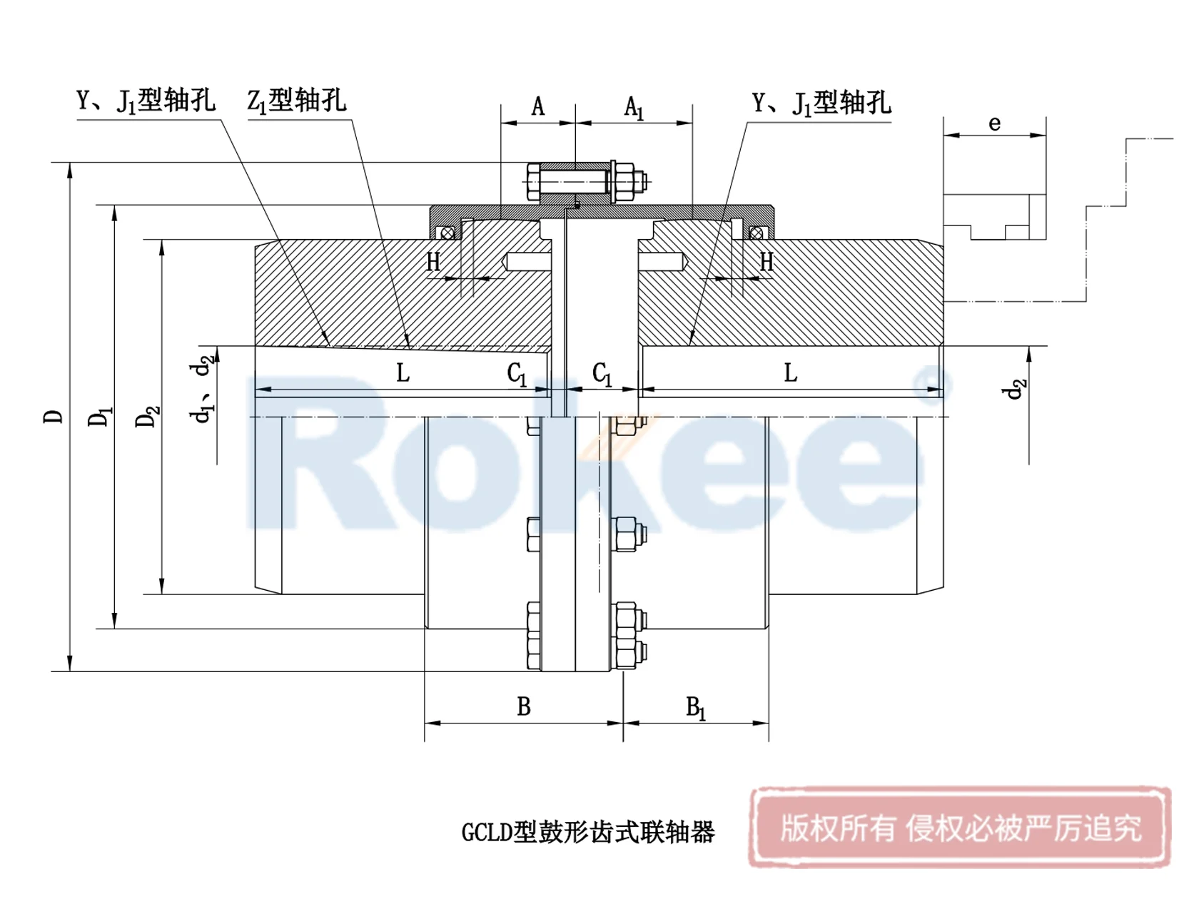 GCLD Barrel Gear Coupling