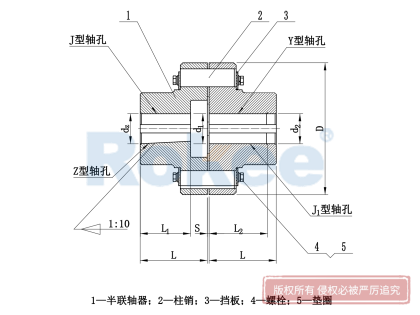 LX(HL)弹性柱销联轴器