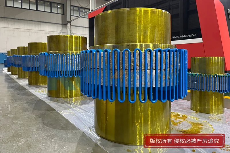 防爆电加热器与蛇形弹簧联轴器组合应用