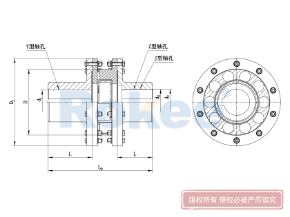 LMS(MLS)型双法兰梅花联轴器