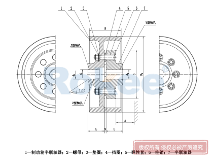 LTZ弹性销套联轴器